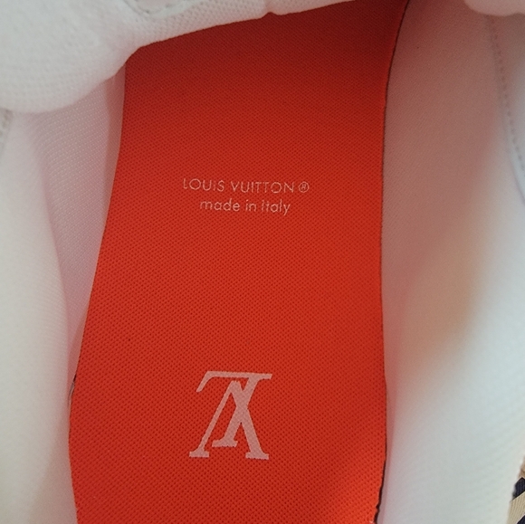 LOUIS VUITTON TRAINER SNEAKER  ORANGE Sty 1A9VN5 BY VIRGIL ABLOH - Picture 9 of 16